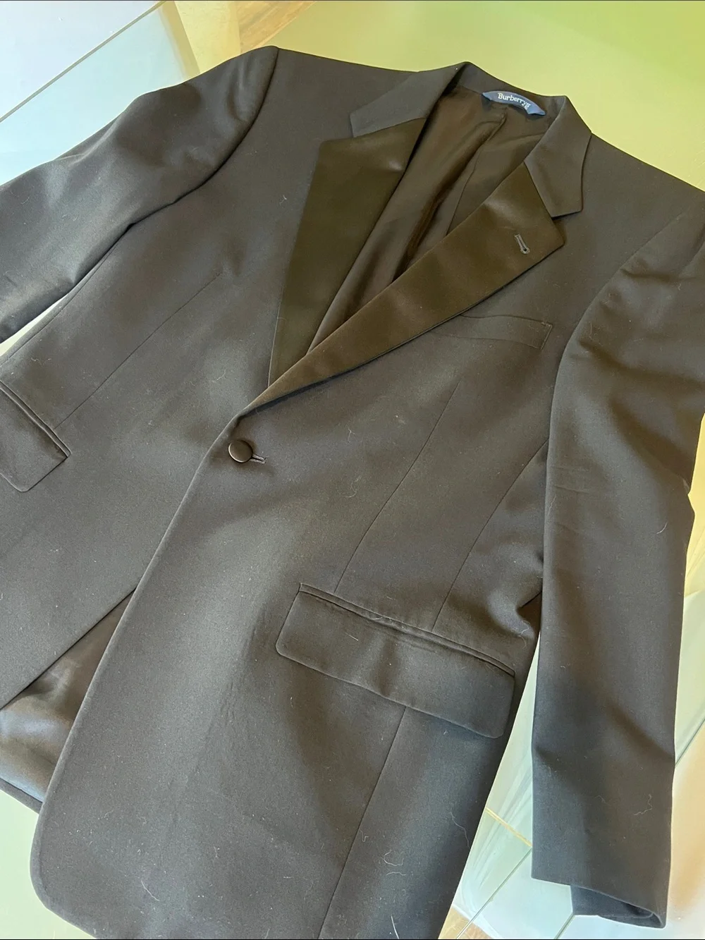 Burberry tuxedo jacket